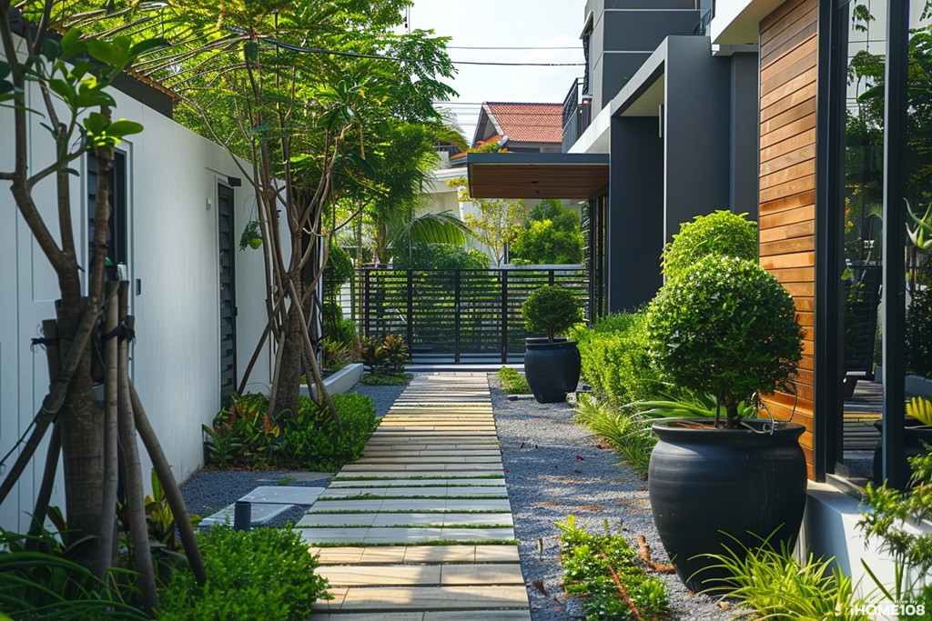 Thiết kế sân vườn hiện đại